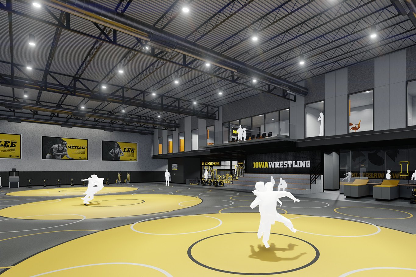 Iowa Wrestling Training Facility Neumann Monson Architects